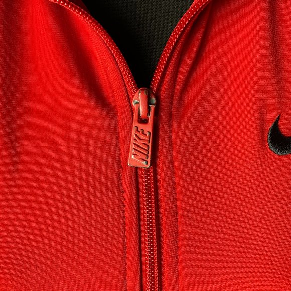 Nike Season Poly Knit Track Jacket University Red Size Small - Picture 4 of 8